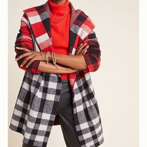 Anthropologie Cressida Wool Sweater Coat S